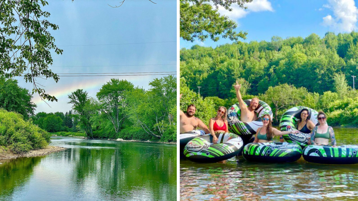 Tubing down the Missisquoi River