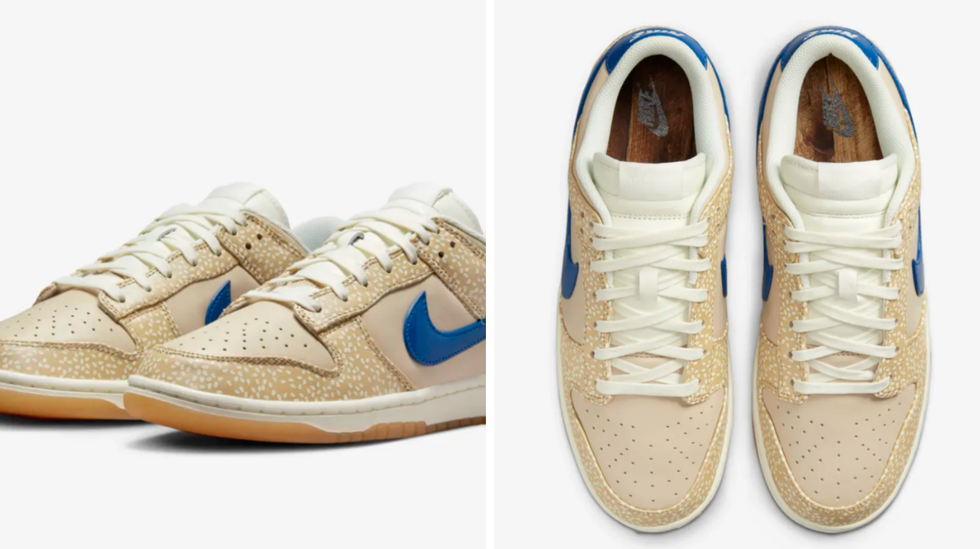 Two more angles of the new Nike bagel shoes.