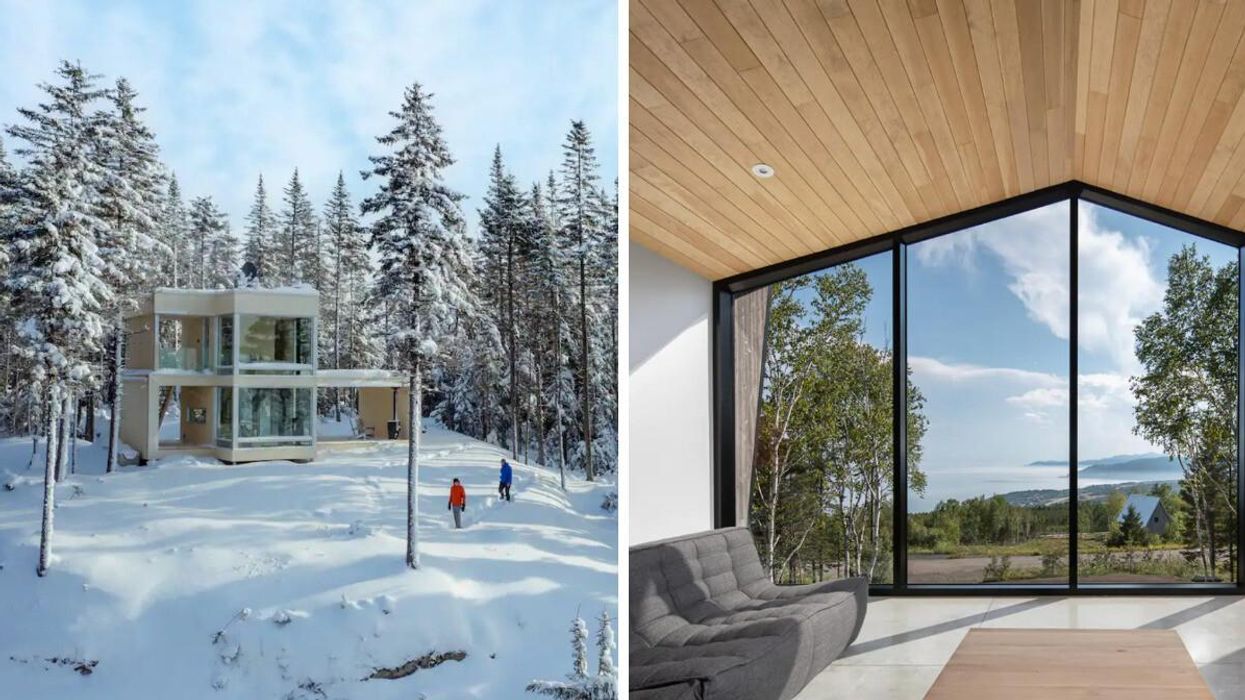 Two winter chalet/Airbnb for rent in Quebec.