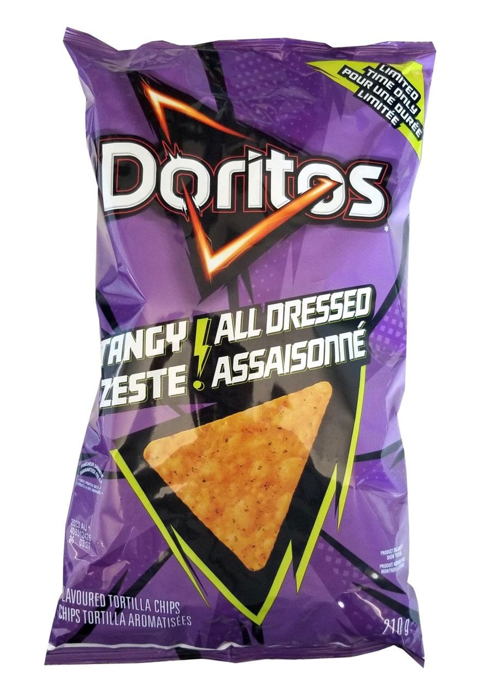 \u200bA bag of limited edition all-dressed Doritos.