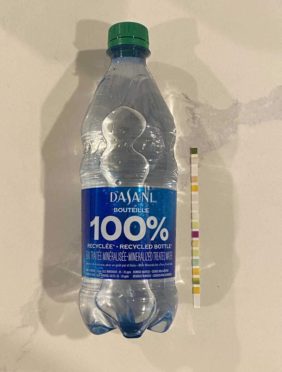 \u200bA bottle of Dasani water.
