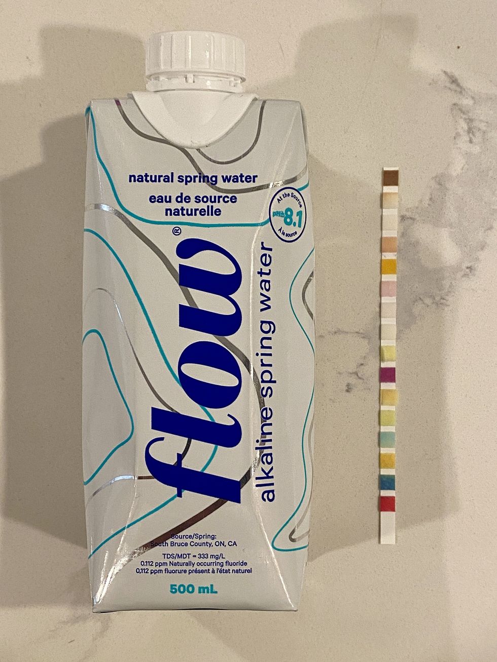 \u200bA box of Flow water.