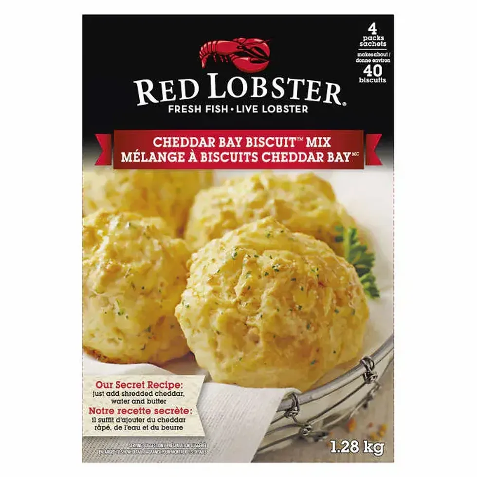 \u200bA box of Red Lobster biscuits.