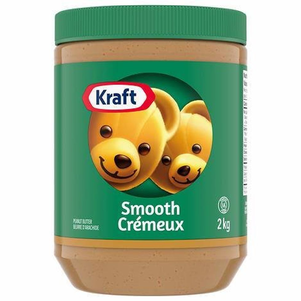 \u200bA jar of Kraft Peanut Butter from Costco.