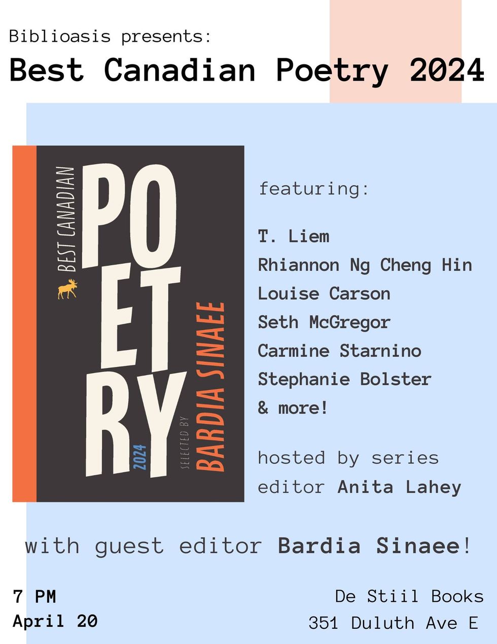\u200bA poster for a free poetry night in Montreal, Quebec.