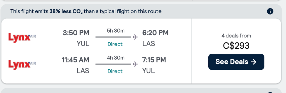 \u200bFlights from Montreal to Las Vegas on Skyscanner.caLynx flights from Montreal to Las Vegas.