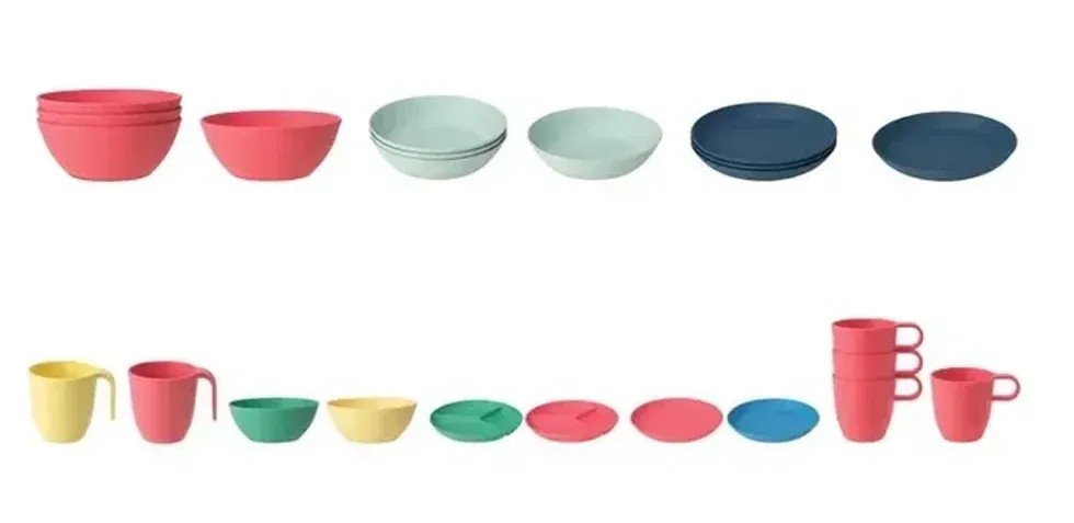 \u200bHEROISK & TALRIKA dishware set from IKEA.