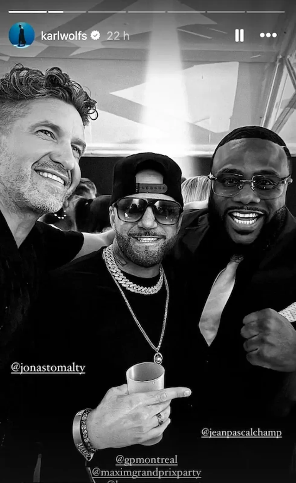 \u200bJonas Tomalty, Karl Wolf and Jean Pascal.