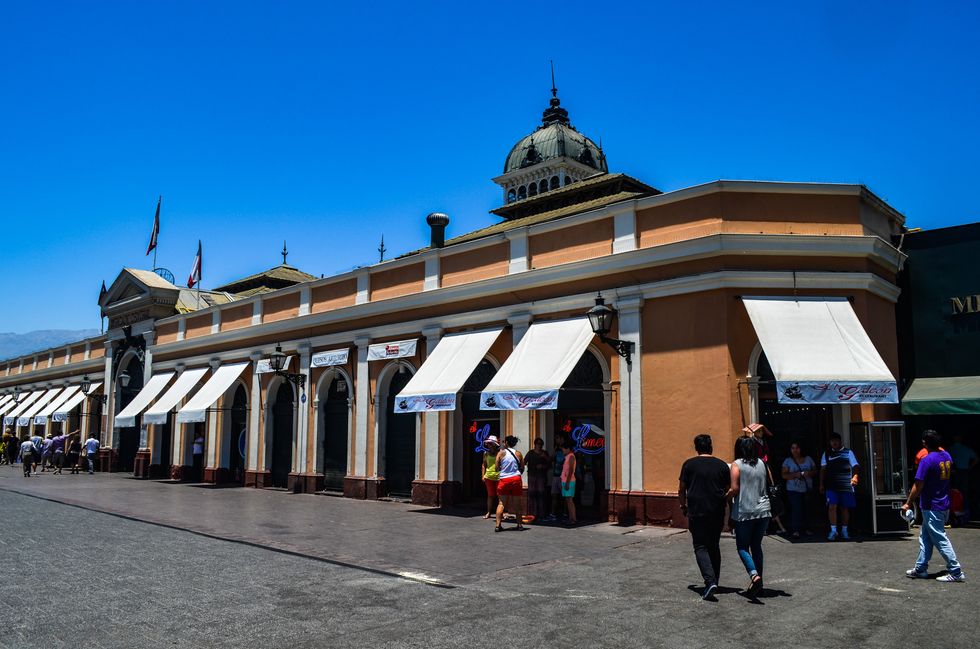 \u200bMercado Central in Santiago, Chile, with a huge selection of fresh fish and seafood.