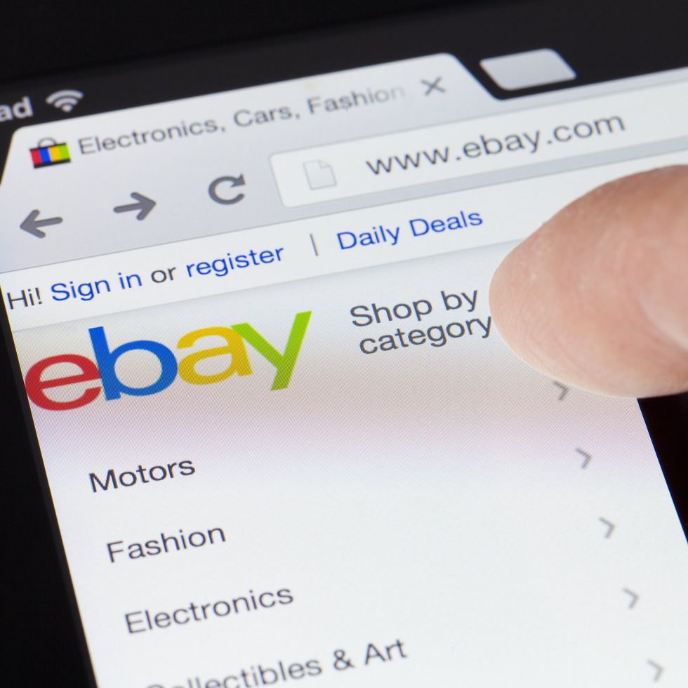 \u200bSomeone browses the eBay app.