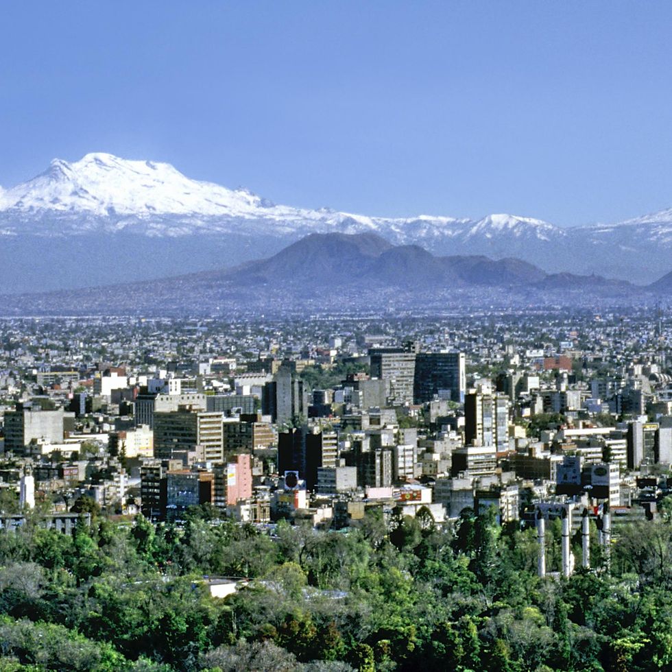 \u200bThe Mexico City skyline.