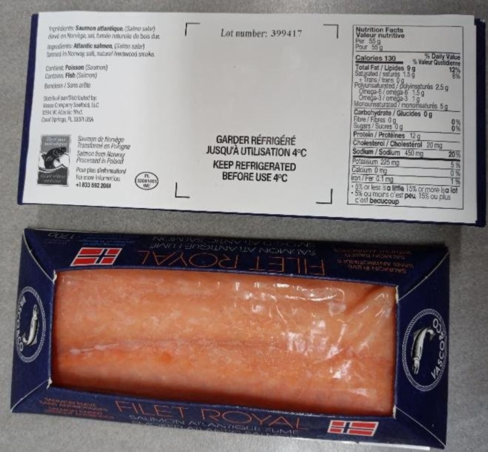 \u200bVasco & Co. Filet Royal Smoked Atlantic Salmon.