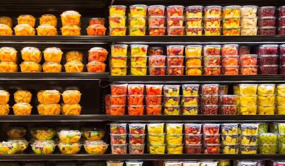 Various brands of Fresh Cut Fruit