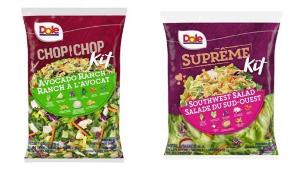 Various Dole brand Salad Kits