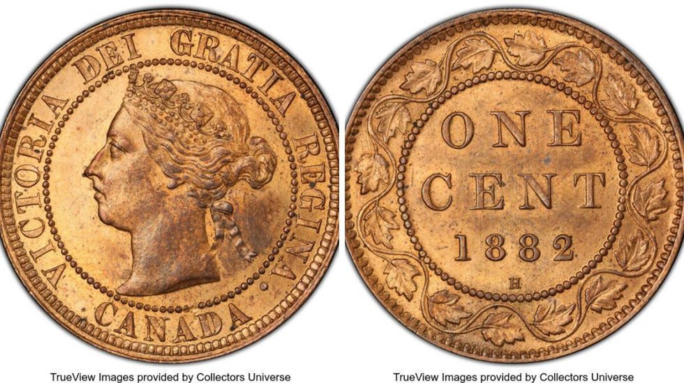 Victoria Cent (1882).