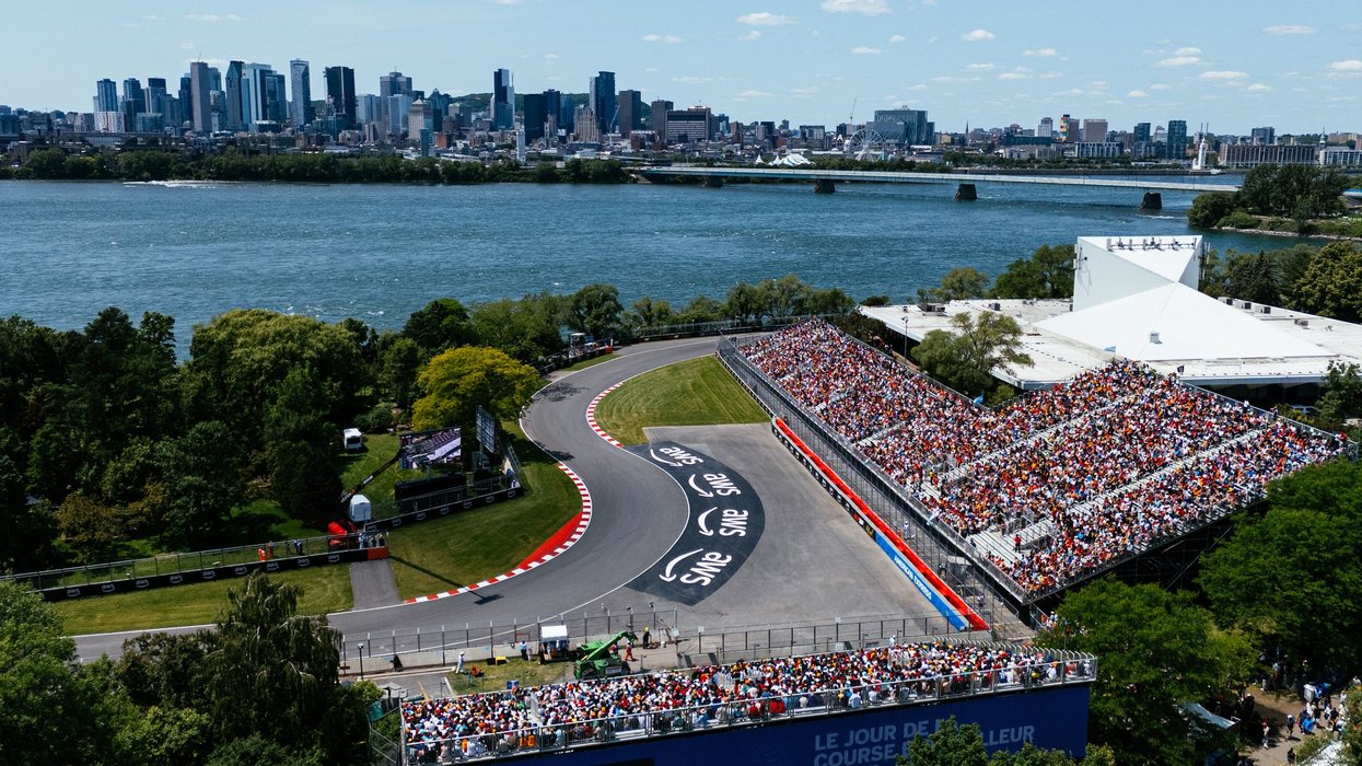 view of the Formula 1 Circuit Gilles Villeneuve in Montreal. Quebec, Canada.