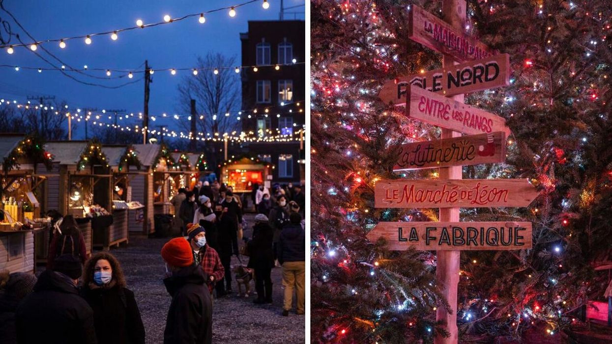 Village de Noël de Montréal at the Atwater Market.