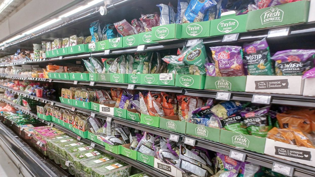 Walmart Superstore produce department.