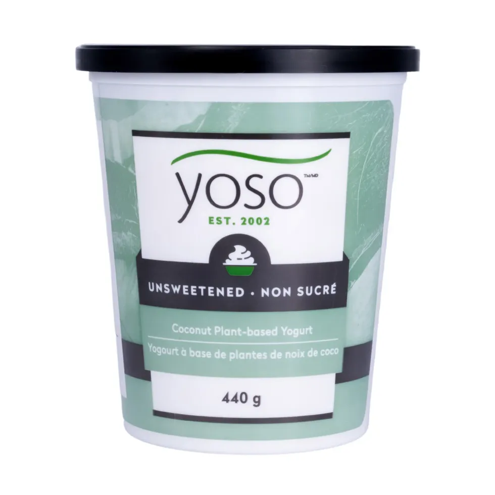 Yoso brand Unsweetened Plant Based Yogurt